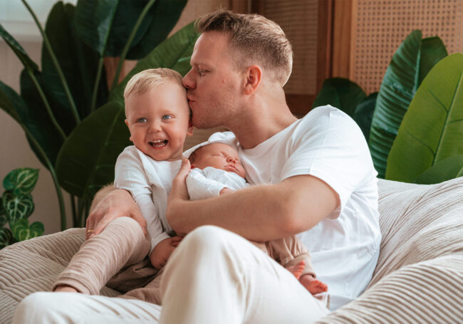 Newbornshooting im Fotostudio in Rutesheim